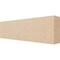 Ekena Millwork 4in. W x 8in. H x 28in. L Block Woodgrain TimberThane Rafter Tail, Primed Tan RFTUR04X08X28BLKRCPR - alternate 1